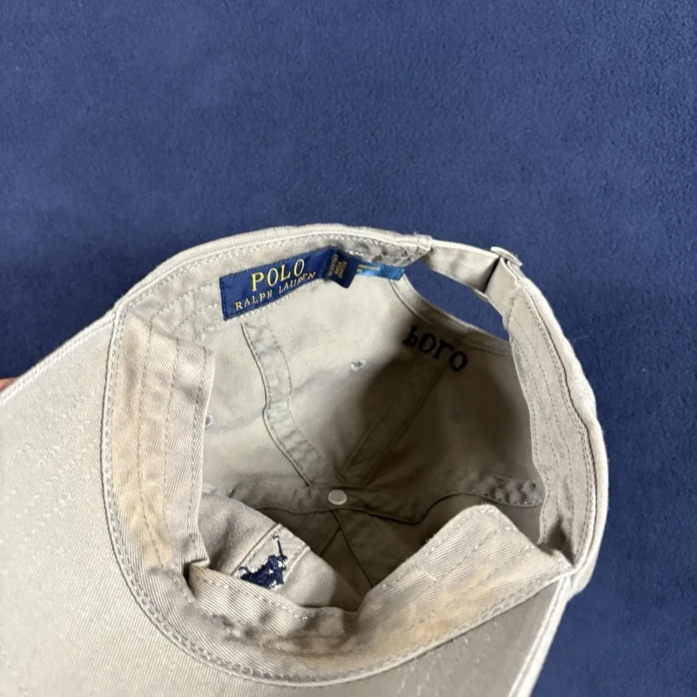 Polo Ralph Lauren Classic Chino Baseball Cap Faded Sage Green Cotton Dad Hat
